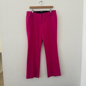 Express Women's Fuchsia Flare Pants